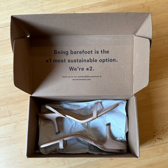 NWT Reformation Glena Strappy Heeled Sandal - Picture 9 of 10